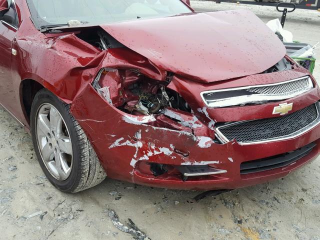 1G1ZK57B28F293973 - 2008 CHEVROLET MALIBU LTZ 红色 照片 9