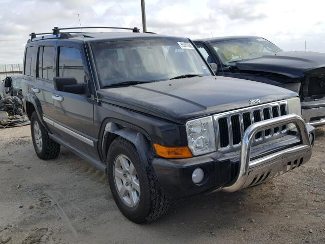 1J8HG58206C293285 - 2006 JEEP COMMANDER BLACK photo 1
