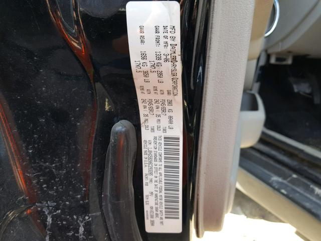 1J8HG58206C293285 - 2006 JEEP COMMANDER BLACK photo 10