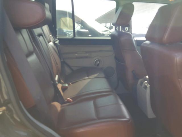 1J8HG58206C293285 - 2006 JEEP COMMANDER BLACK photo 6