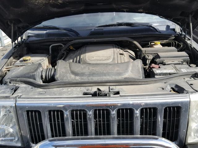 1J8HG58206C293285 - 2006 JEEP COMMANDER BLACK photo 7