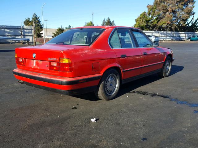 WBAHD6325RBJ94644 - 1994 BMW 525 I AUTO RED photo 4