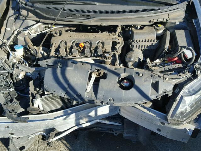 19XFB2F56DE219058 - 2013 HONDA CIVIC LX GRAY photo 7