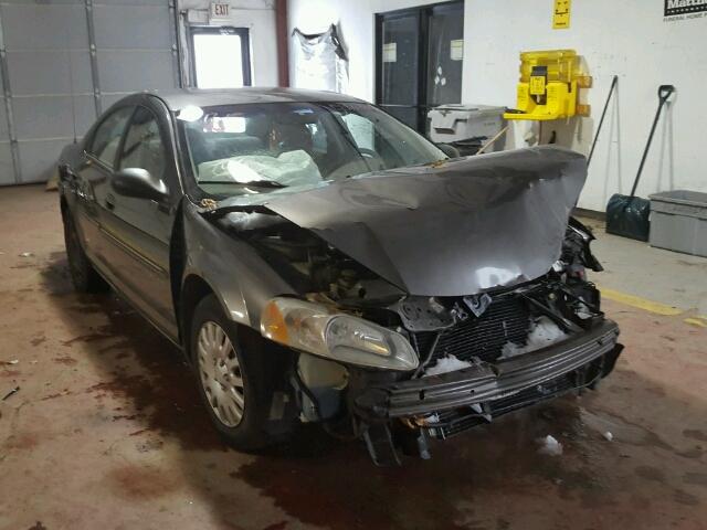 1C3EL46U61N537978 - 2001 CHRYSLER SEBRING LX GRAY photo 1