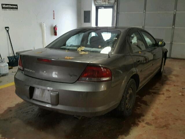 1C3EL46U61N537978 - 2001 CHRYSLER SEBRING LX GRAY photo 4