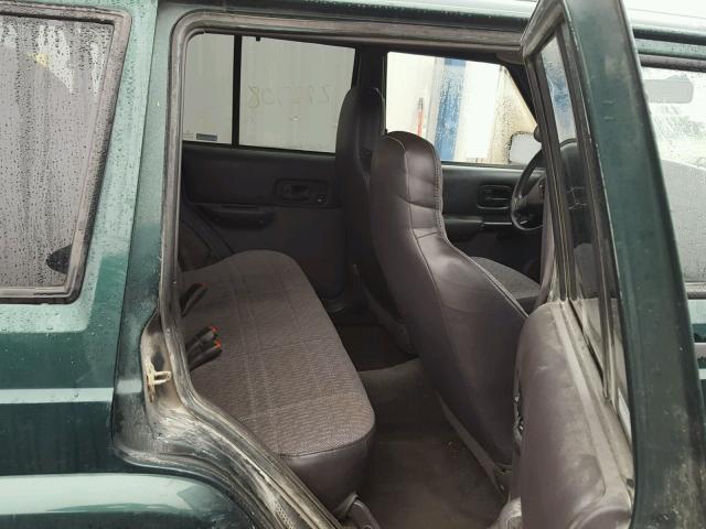 1J4FF48S5YL245340 - 2000 JEEP CHEROKEE S GREEN photo 6