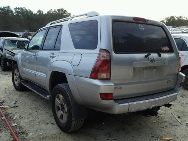 JTEZT17R240015707 - 2004 TOYOTA 4RUNNER LI SILVER photo 3