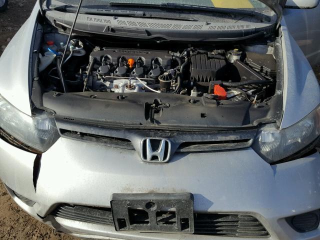 2HGFG12828H573389 - 2008 HONDA CIVIC EX Gümüş foto 7