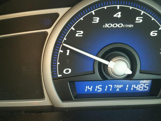 2HGFG12828H573389 - 2008 HONDA CIVIC EX Gümüş foto 8