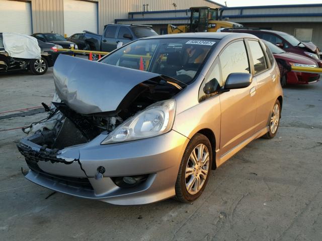 JHMGE88659S043384 - 2009 HONDA FIT SPORT SILVER photo 2