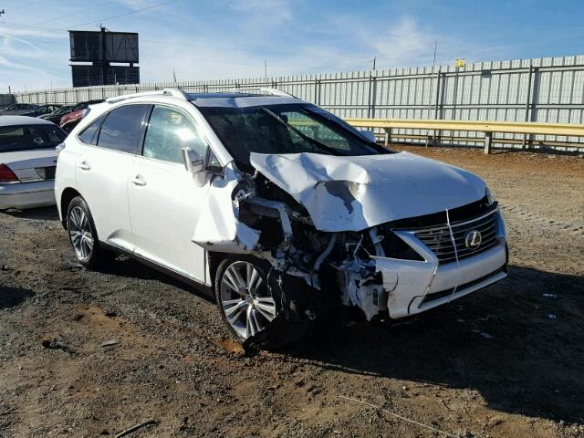 2T2BK1BA6FC290494 - 2015 LEXUS RX 350 WHITE photo 1