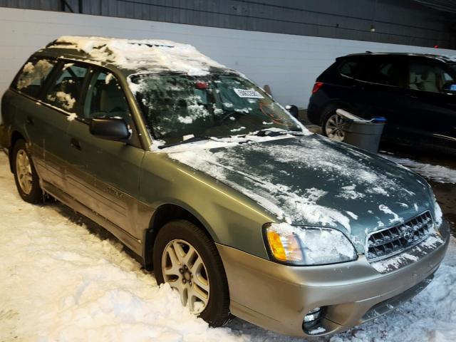 4S3BH675047645282 - 2004 SUBARU LEGACY OUT GREEN photo 1