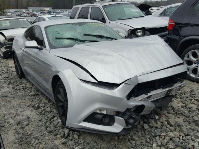 1FA6P8TH8F5338186 - 2015 FORD MUSTANG SILVER photo 1