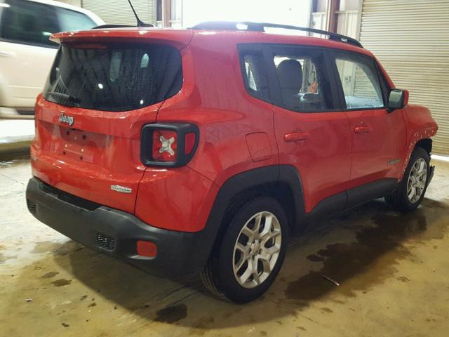 ZACCJABT4FPC26990 - 2015 JEEP RENEGADE L RED photo 4