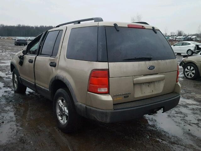 1FMZU73K33UB53966 - 2003 FORD EXPLORER X GOLD photo 3