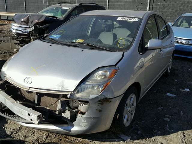 JTDKB20U783425789 - 2008 TOYOTA PRIUS SILVER photo 2