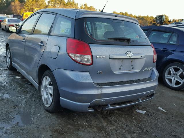 2T1KR32E73C049148 - 2003 TOYOTA MATRIX BLUE photo 3