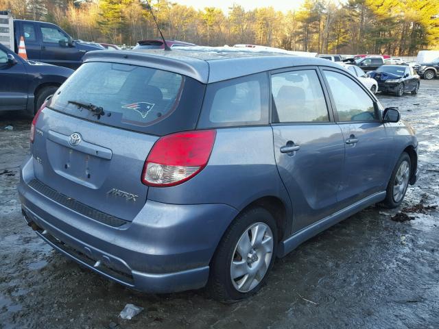 2T1KR32E73C049148 - 2003 TOYOTA MATRIX BLUE photo 4