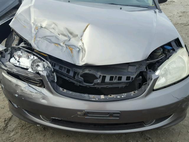 1HGES16365L005010 - 2005 HONDA CIVIC DX V GRAY photo 7