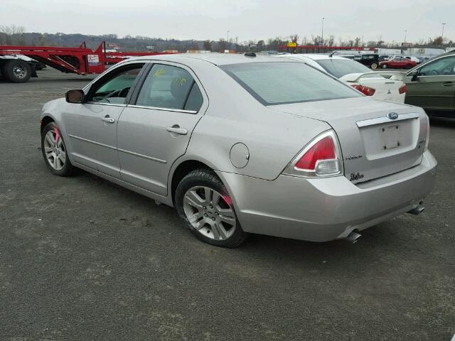 3FAHP081X7R251099 - 2007 FORD FUSION SEL SILVER photo 3