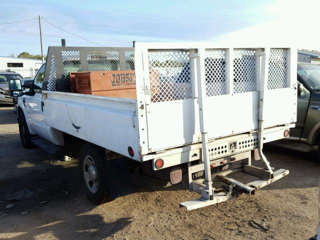 1FDSF34558ED96256 - 2008 FORD F350 SRW S WHITE photo 3