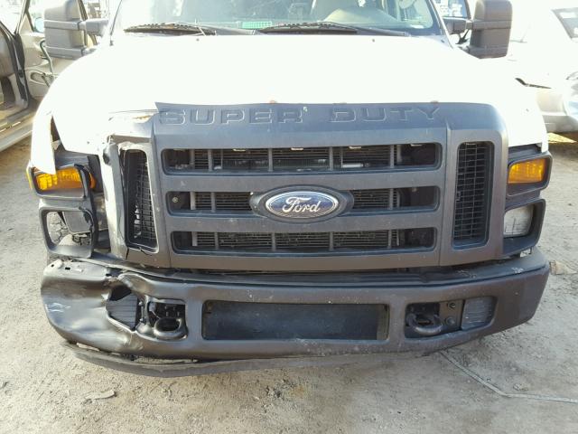 1FDSF34558ED96256 - 2008 FORD F350 SRW S WHITE photo 7