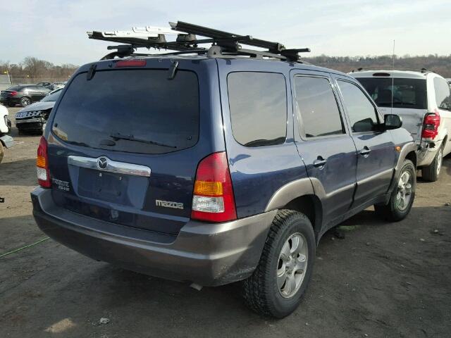 4F2CZ96103KM13522 - 2003 MAZDA TRIBUTE ES 蓝色 照片 4