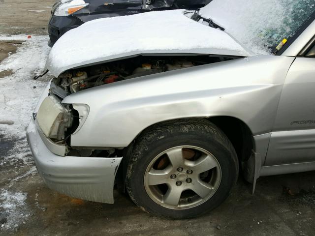 JF1SF65681H752920 - 2001 SUBARU FORESTER S Gümüş foto 9