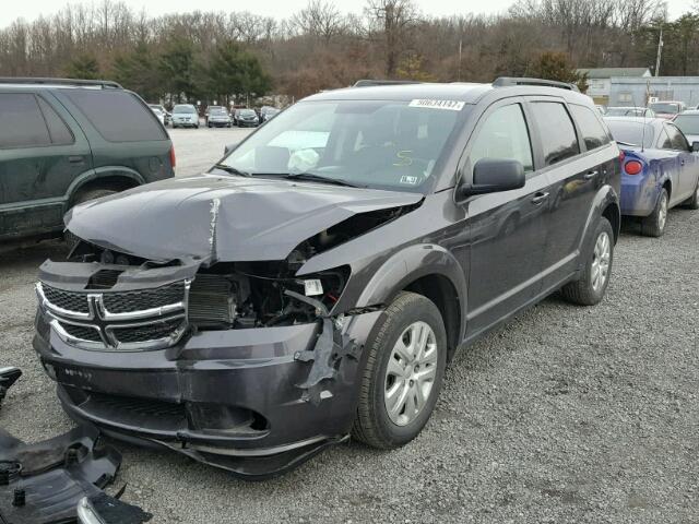 3C4PDDAG6GT117374 - 2016 DODGE JOURNEY SE GRAY photo 2