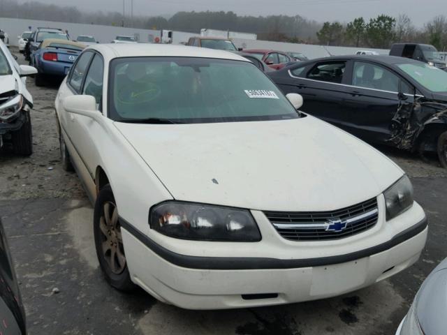 2G1WF52E849298350 - 2004 CHEVROLET IMPALA WHITE photo 1