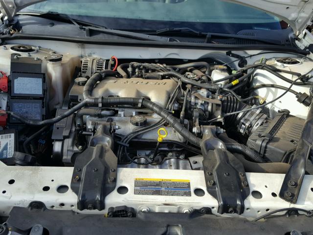 2G1WF52E849298350 - 2004 CHEVROLET IMPALA WHITE photo 7