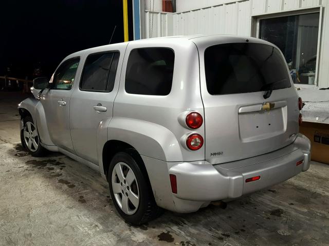 3GNCA13B89S584108 - 2009 CHEVROLET HHR LS SILVER photo 3