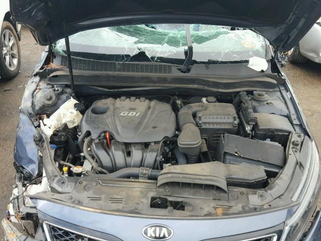 5XXGM4A72FG385476 - 2015 KIA OPTIMA LX BLUE photo 7