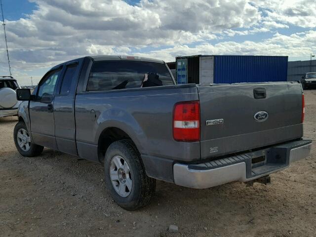 1FTPX12534NC30651 - 2004 FORD F150 GRAY photo 3