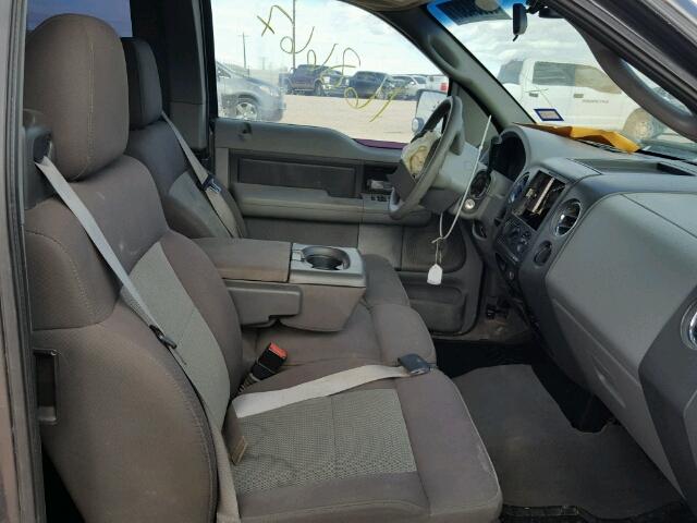 1FTPX12534NC30651 - 2004 FORD F150 GRAY photo 5