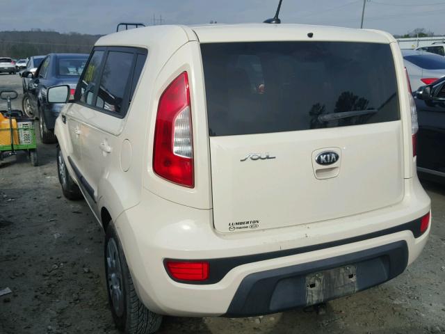 KNDJT2A56D7506379 - 2013 KIA SOUL CREAM photo 3