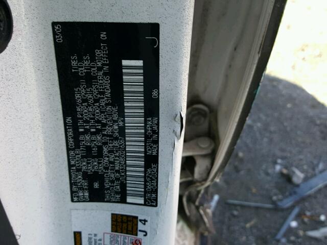 JTLKT324850216367 - 2005 TOYOTA SCION XB 黑色 照片 10