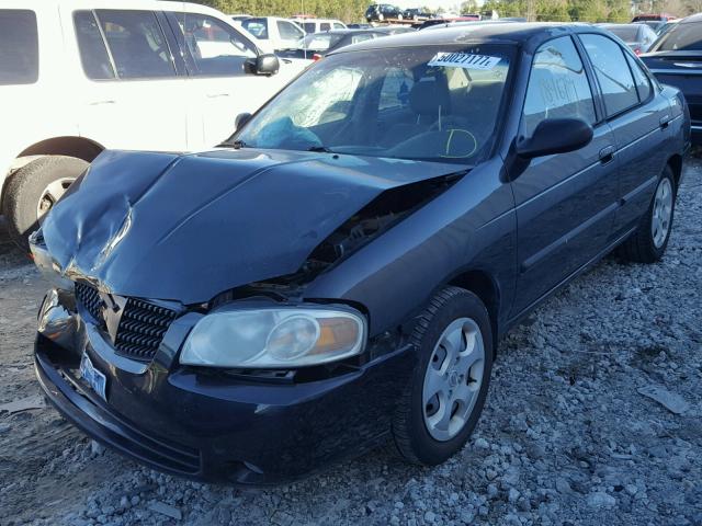 3N1CB51D04L887553 - 2004 NISSAN SENTRA 1.8 BLACK photo 2