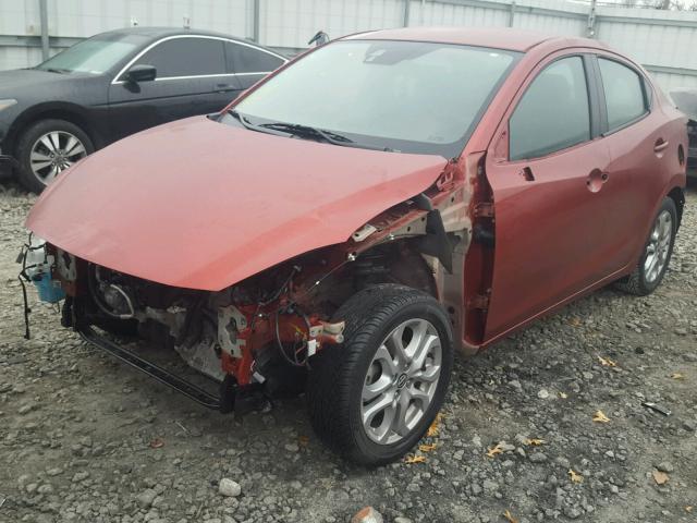 3MYDLBZV4GY104351 - 2016 TOYOTA SCION IA RED photo 2