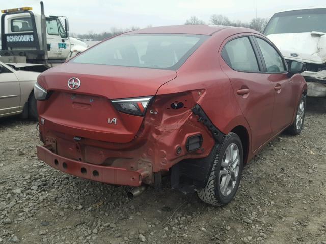 3MYDLBZV4GY104351 - 2016 TOYOTA SCION IA RED photo 4