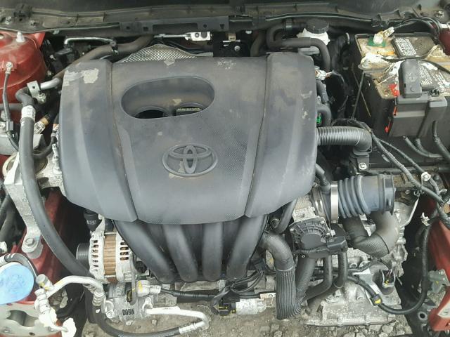 3MYDLBZV4GY104351 - 2016 TOYOTA SCION IA RED photo 7