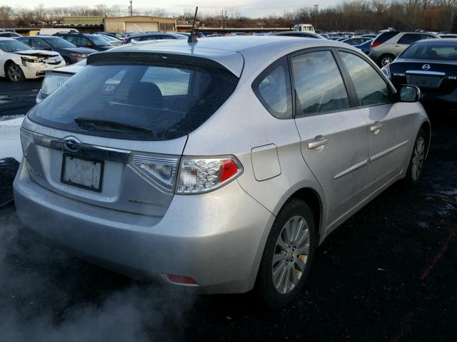 JF1GH61618H833287 - 2008 SUBARU IMPREZA 2. GRAY photo 4