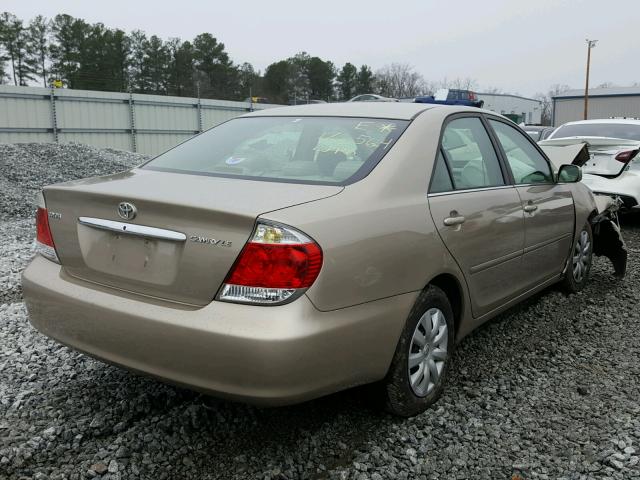 4T1BE32K95U037229 - 2005 TOYOTA CAMRY LE BEIGE photo 4