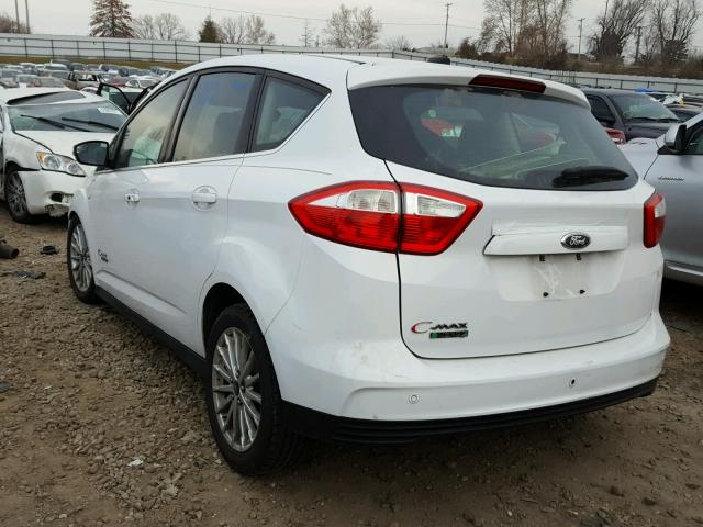 1FADP5CU6DL511070 - 2013 FORD C-MAX PREM WHITE photo 3