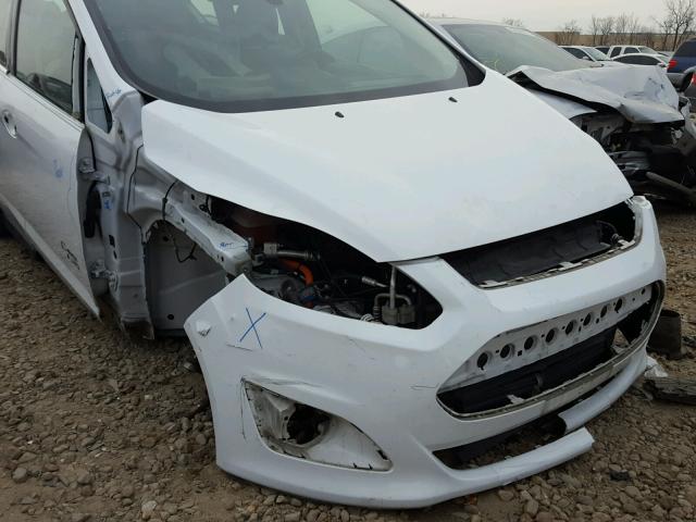 1FADP5CU6DL511070 - 2013 FORD C-MAX PREM WHITE photo 9