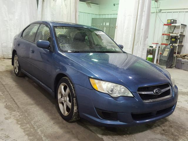 4S3BL616997213118 - 2009 SUBARU LEGACY 2.5 BLUE photo 1