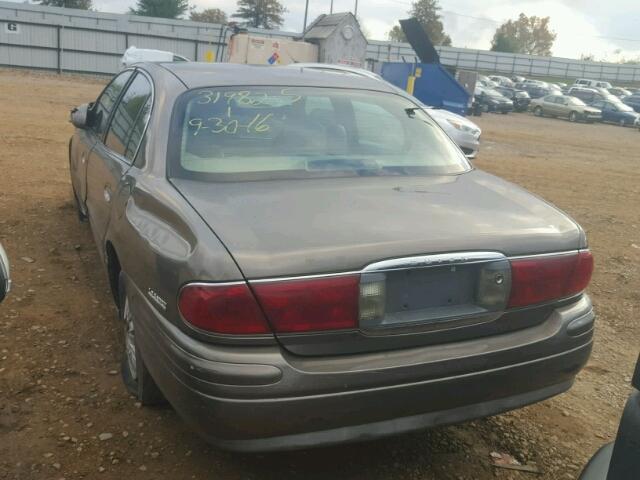 1G4HR54K52U237110 - 2002 BUICK LESABRE LI BROWN photo 3