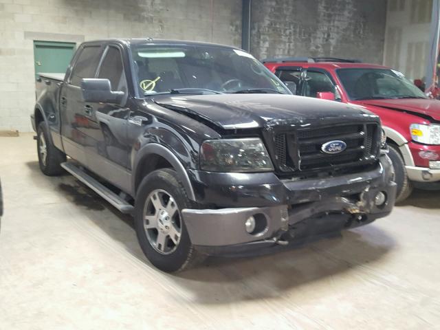 1FTPW04527KC54066 - 2007 FORD F150 SUPER BLACK photo 1