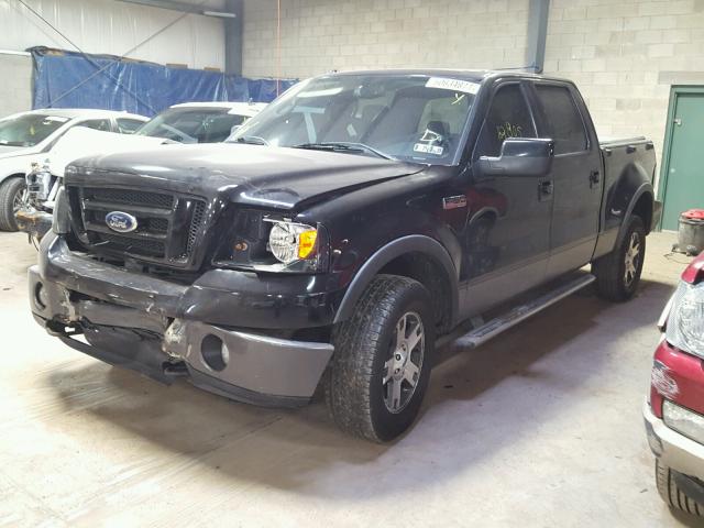 1FTPW04527KC54066 - 2007 FORD F150 SUPER BLACK photo 2