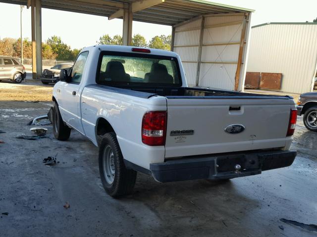 1FTYR10D96PA40062 - 2006 FORD RANGER WHITE photo 3